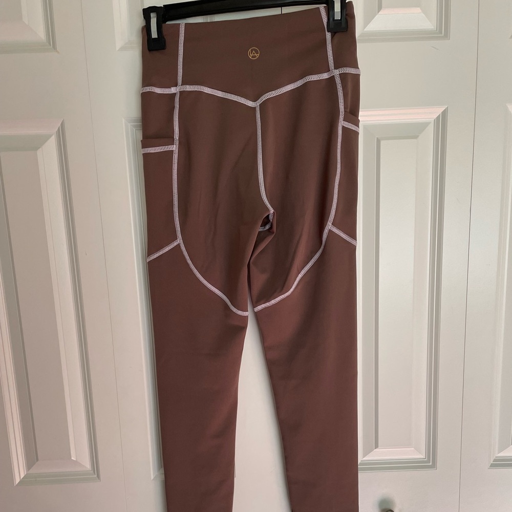 Brown workout leggings